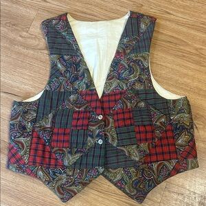 Handmade Quilted 3 button Vest